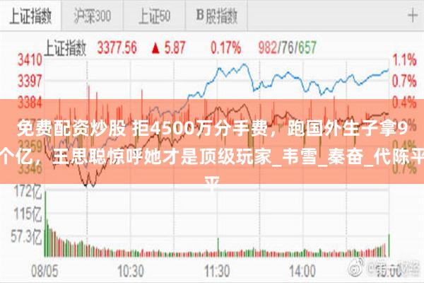 免费配资炒股 拒4500万分手费，跑国外生子拿9个亿，王思聪惊呼她才是顶级玩家_韦雪_秦奋_代陈平